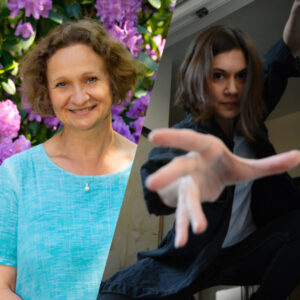 Die Lyrikerin Klára Hůrková und die Tänzerin Yasmin Münter.