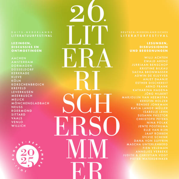 Das Deckblatt des Programmhefts mit den Schriftzug "26. Literarischer Sommer".