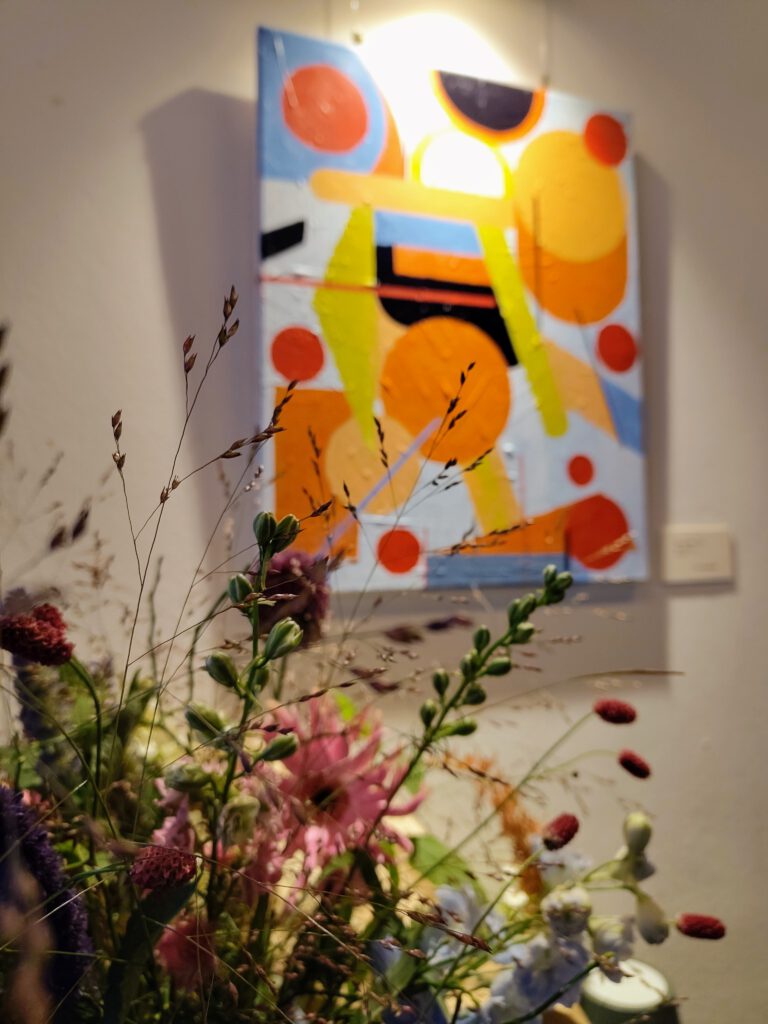 Ausstellungsvernissage mit Jonas Lipa @Yugendkultur. Bild: © Literaturbüro EMR.