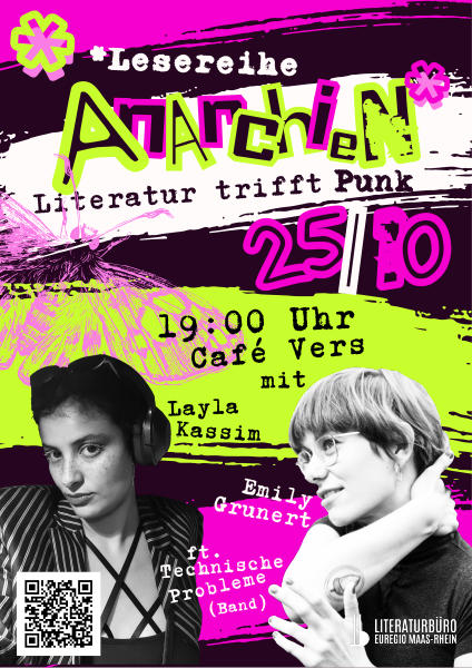 Plakat zur zweiten Ausgabe der „AnArCHiEN“ (25.10.2025).
Gestaltung: © Antonia Leise