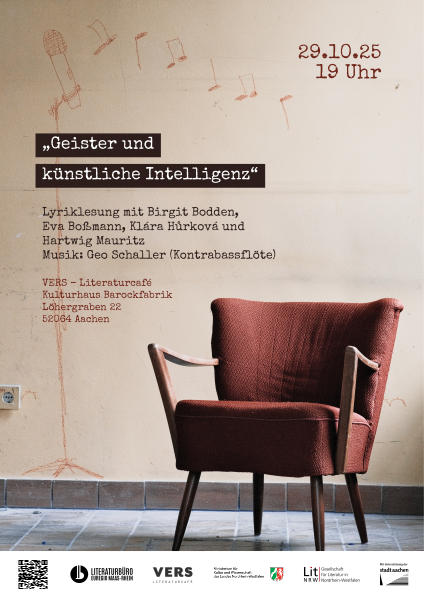 Deckblatt des Flyers zur Lesung (29.10.2025).
