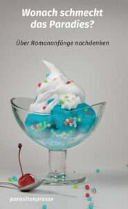 Buchcover - „Wonach schmeckt das Paradies?“ (Juni 2026, parasitenpresse)